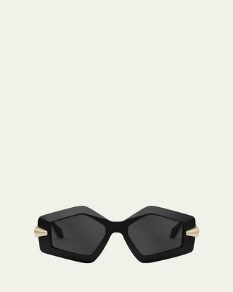 Bulgari Serpenti Geometric Sunglasses