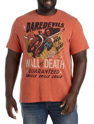 Lucky Brand Lucky Wall Of Death Graphic Tee in Mecca Orange at Nordstrom, Size 2X Big