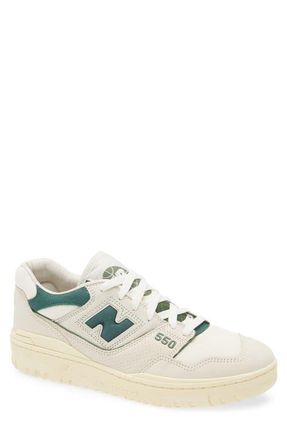 New Balance 550 Basketball Sneaker in Permafrost/Dark Alpine Green at Nordstrom, Size 8.5