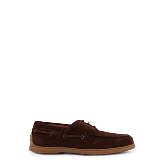 Tod's Bootsschoenen met veters - Heren - Bootschoenen - Bruin - 41 EU - Leer - Schoenen