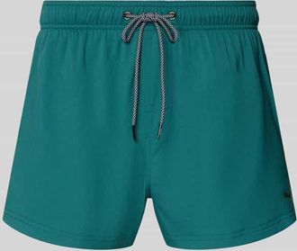 Puma Badehose mit Seitentaschen und Klettverschlusstasche hinten in Petrol, Gr&ouml;&szlig;e XXL