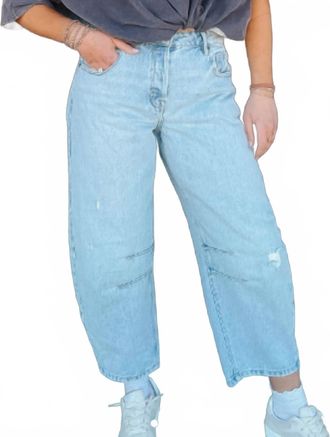 Hidden Jeans Alyx Cropped Jeans In Light Wash