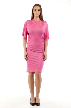 Moschino Fuchsia Viscose Casual Womens Dress