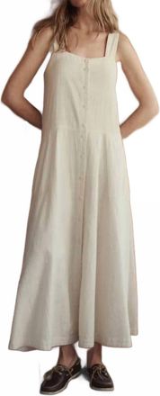 The Great. The Apron Dress In Natural