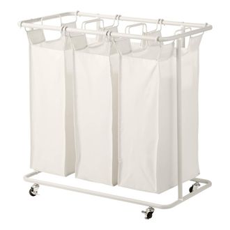 5five Simply Smart Cesto De Ropa Linea Con Ruedas 47.7l Beige 79x44.8x79.4 Cm - 5five