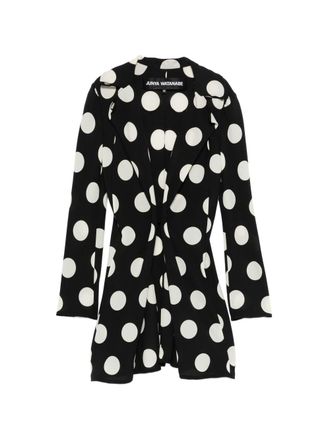 Junya Watanabe Womens Dotted Single-Breasted Jacket