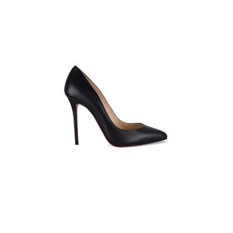 Christian Louboutin Schoenen, Dames, Zwart, 36 1/2 EU, Leer, Kate 100 Pumps