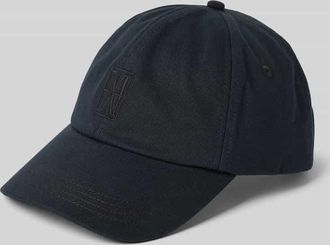 Marc O'Polo Basecap mit Label Stitching in Dunkelblau, Gr&ouml;&szlig;e 1