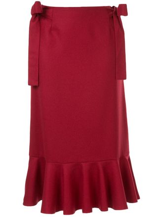 Undercover by Jun Takahashi Rok met strikdetail - Rood