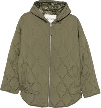 Closed Quilted Hooded Jacket