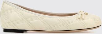 Valentino Garavani Ballerina in pelle matelass&eacute; con fiocco e VLogo Signature