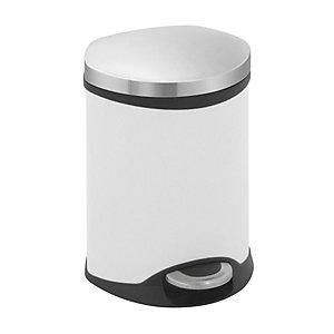 EKO Colector De Residuos Con Pedal En Forma De Concha Capacidad 6