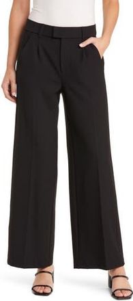 Wit & Wisdom Skyrise Wide Leg Pants in Black at Nordstrom Rack, Size 16