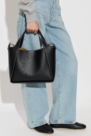 Stella McCartney Bag With Logo, Womens, Black