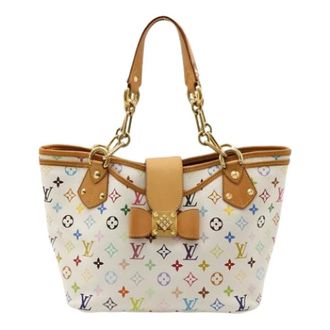 Louis Vuitton Pre-owned Vintage Fabric Handbag - Dames - Pre-owned - Wit - Maat: ONE Size