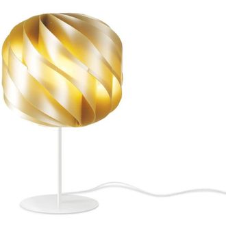 Linea Zero Linea Zero - L&aacute;mpara De Mesa Base Y V&aacute;stago Oro Nuevo En Metal Cm. 25x44h