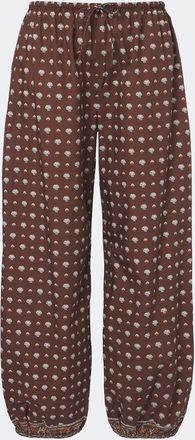 D&ocirc;en D&ocirc;en Yarrow printed cotton tapered pants