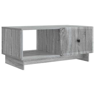 vidaXL Mesa De Caf&eacute; Gris Sonoma 90 X 50 X 40 Cm Madera De Ingenier&iacute;a Vidaxl