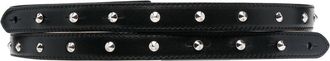 Alexander McQueen studded leather belt - women - Calf Leather - 75 - Black