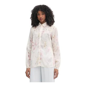 Fracomina Dames, Blouses & Shirts, Wit, Maat: XS Katoen