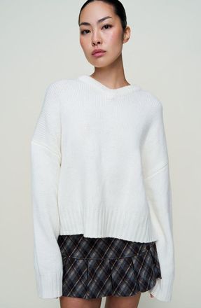 Guizio Joni Cashmere V Neck Jumper in Ivory at Nordstrom, Size Xx-Small