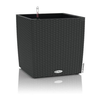 Lechuza Jardinera Auto Riego Geobra Cottage Cube Granito 49x49 Cm