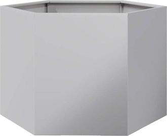 vidaXL Jardinera Hexagonal Acero Galvanizado 69x60x45 Cm Vidaxl