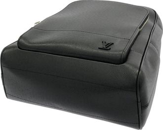 Louis Vuitton Black Leather Backpack (Pre-Owned)