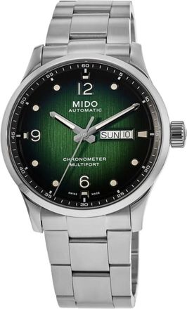 Mido Multifort M Chronometer Green Dial Steel Mens Watch M038.431.11.097.00