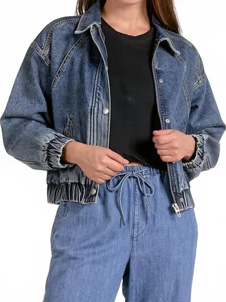 Elan Denim Jacket In Blue