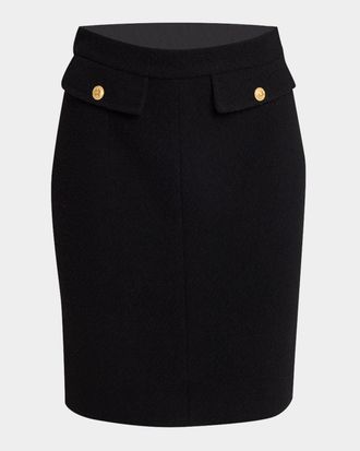 Chlo&eacute; Tweed Pencil Skirt