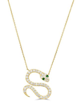 Sabrina Designs 14K 1.16 Ct. Tw. Diamond Snake Necklace