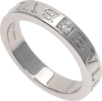 Bulgari White Gold (18K) Band Ring (Pre-Owned)