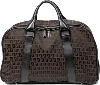 Fendi Borsa tote con motivo FF - Nero