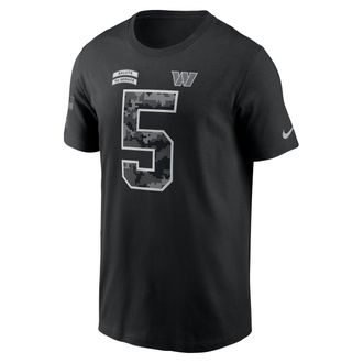 Nike Jayden Daniels Washington Commanders Salute to Service Nike Mens NFL T-Shirt in Black | N19900AF3Y-LNC