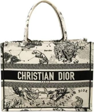 Dior Pre-owned Canvas Tote Bag - Dames - Vintage Shopper - Beige - ONE Size - Vintage