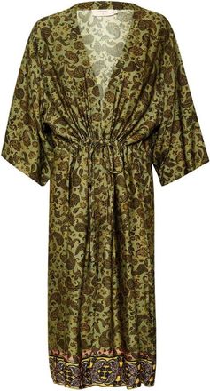 Cream Kimono met Paisley Flower Mix - Dames - Kimonos - Veelkleurig - ONE Size - Overhemden
