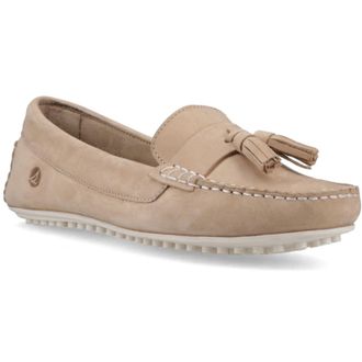 Sperry Top-Sider Salvador Slip On Nubuck Womens Taupe Moccasins Shoes - Size UK 4
