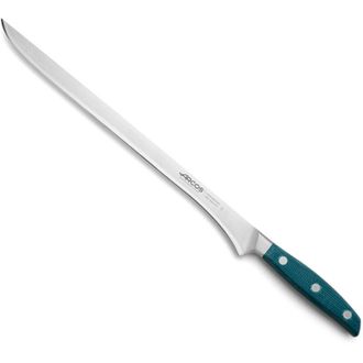 Arcos Cuchillo Jamonero Brooklyn - Cuchillo Largo, Delgado, Con Hoja Flexible Y Filo Liso. Especial Para Cortar Jam&oacute;n Y Otras Piezas Grandes De Carne