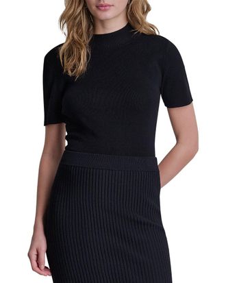 DKNY Fringe Sweater Skirt