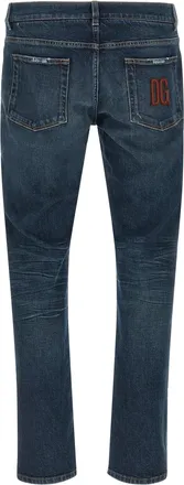 Dolce & Gabbana Mens Blue Cotton Jeans Denim Clothing