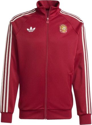 adidas Spain 2026 Track Jacket Asia Sizing Team Coll Burgundy 2 JZ2254