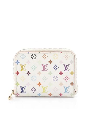 Louis Vuitton 2010 Monogram Multicolore Zip Around coin pouch - White