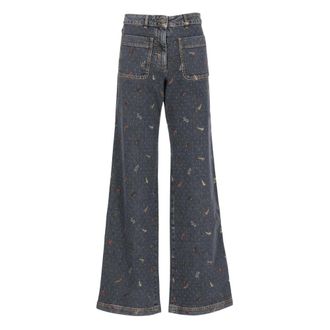 Etro Dames, Jeans, Blauw, Maat: W27 Katoen