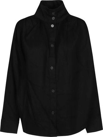 Iro Black Fenyra Lyocell Shirt