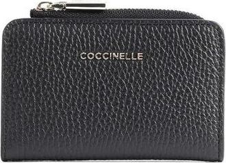 Coccinelle Metallic Soft Card Holder - Dames - Portefeuilles - Zwart - ONE Size - Leer - Accessoires