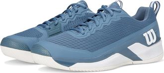Wilson Rush Pro 4.5 Mens Shoes China Blue/White/Snow White : 12.5 D - Medium, Synthetic