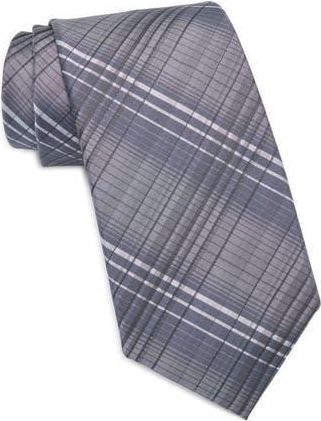 Calvin Klein Nelson Plaid Tie in Black at Nordstrom Rack