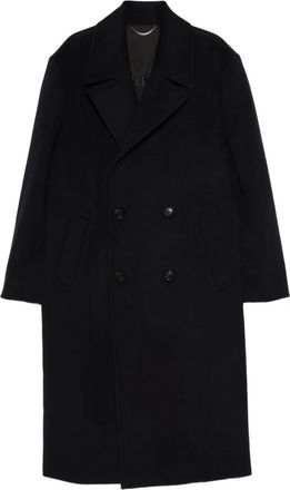 Juun.J double-breasted coat - men - Wool/Cashmere/Rayon - 48 - Blue