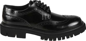 Baldinini U7B206P1Abra - Heren - Veterschoenen - Zwart - 41 EU - Schoenen